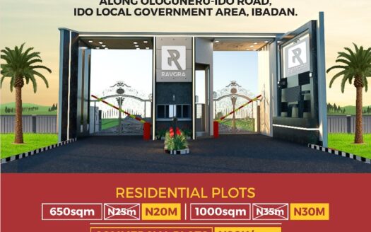 650Sqmtrs & 1000Sqmtrs @RailView GRA Ibadan