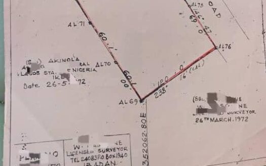 2700m2 of Land for JV@ Yaba